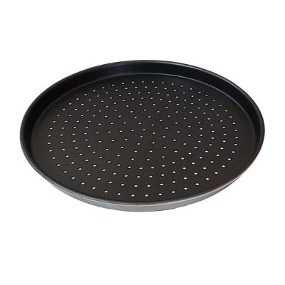 Almetal Standart Model Delikli Kaplamalı Pizza Tavası, 32 cm - Almetal