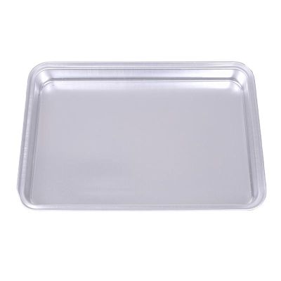 Almetal Square Thin Corded Disposable Baklava Tray, 25x35x3.5 cm - 1
