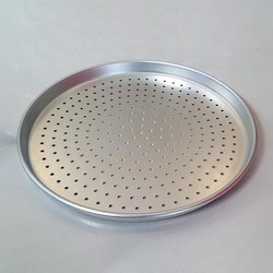 Almetal Standard Model Perforated Pizza Pan, 20 cm - Thumbnail