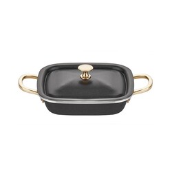 Altınbaşak Black Pearl Mini Kare Sahan, 12x14 cm - Altınbaşak