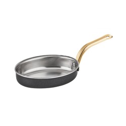 Altınbaşak Black Pearl Mini Oval Tava, 11x17 cm - Altınbaşak