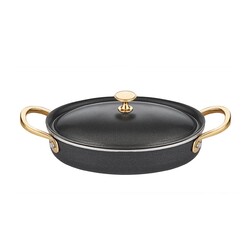 Altınbaşak Black Pearl Mini Oval Tencere, 11x17 cm - Altınbaşak
