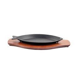Altınbaşak Cast Iron Fish Pan+Fish Pan, 28 cm - Altınbaşak