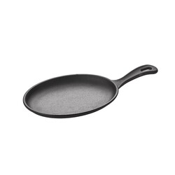 Altınbaşak Cast Iron Oval Handle Fajita Pan, 24x17 cm - Altınbaşak