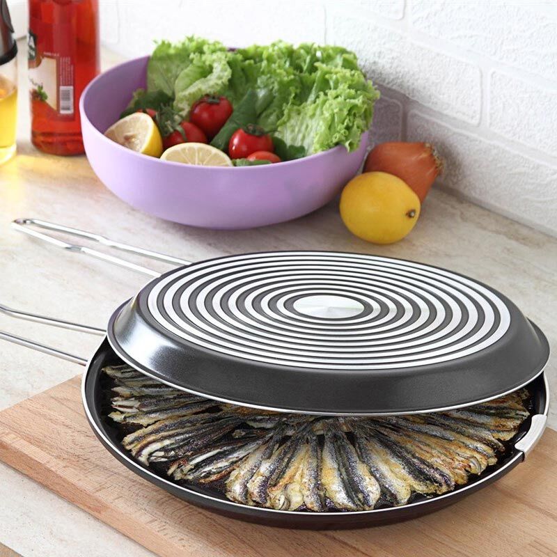 Altınbaşak Çift Taraflı Balık Tavası, 32 cm - Altınbaşak