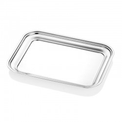 Altınbaşak Paslanmaz Dikdörtgen Tepsi, 20x26x2 cm - Altınbaşak