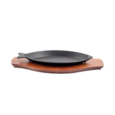 Altınbaşak Döküm Demir Balık Tavası+Nihale, 28 cm - 1