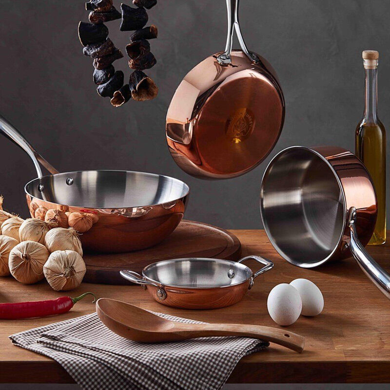 Altınbaşak Elit Multi Metal Wok Pan, 24 cm, Copper - Altınbaşak