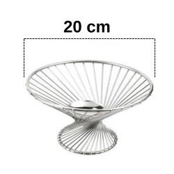 Altınbaşak Fruit Basket with Stainless Steel Legs, 20 cm - 2