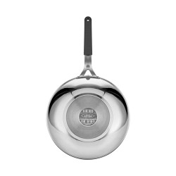 Altınbaşak Induction Steel Wok Pan, 28 cm, Black Handle - 4