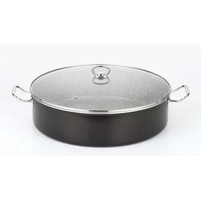 Altınbaşak Mega Basık Granit Tencere, 34 cm - 1