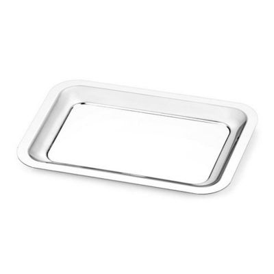 Altınbaşak Paslanmaz Mini Dikdörtgen Tepsi, 23.5x16.5x1.5 cm - 1