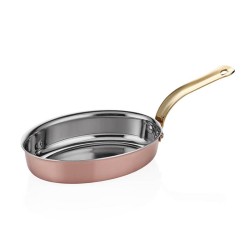 Altınbaşak Mini Oval Pan, 11x17 cm, Copper - Altınbaşak