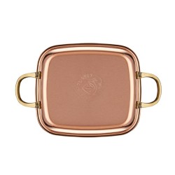 Altınbaşak Multi Metal Square Sahan, 12x12 cm, Copper - 4