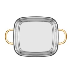 Altınbaşak Сахань квадратная из нескольких металлов, 12х12 см, медь - Altınbaşak (1)