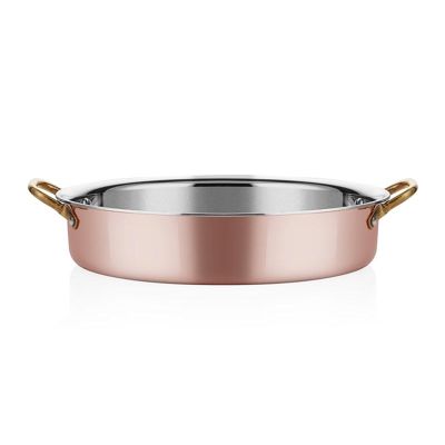 Altınbaşak Oval Deep Sahan with Lid, 28x21x6 cm - Altınbaşak