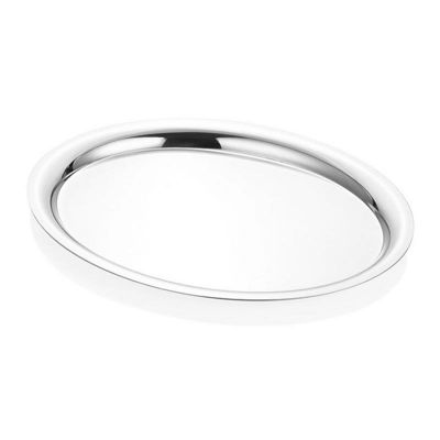 Altınbaşak Paslanmaz Oval Tepsi, 27.5x20x1.5 cm - 1