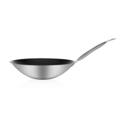 Altınbaşak Nonstick İndüksiyon Çelik Wok Tava, 36 cm - Thumbnail