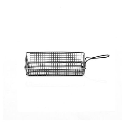 Altınbaşak Saplı Dikdörtgen Sunum Sepeti, 10x21 cm - 1