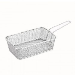 Altınbaşak Stainless Rectangular Fryer Basket, 12x20x8 cm - Altınbaşak