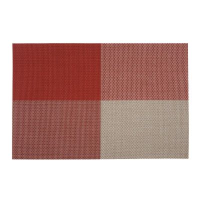 Zicco P-26 Plastik Örgülü Amerikan Servis, 30x45 cm, Kırmızı - 1