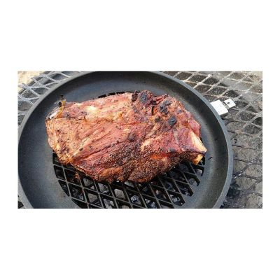 AMT 432BBQEZ20B Delikli Çıkarılabilir Saplı Döküm Barbekü Tavası, 32 cm - 3
