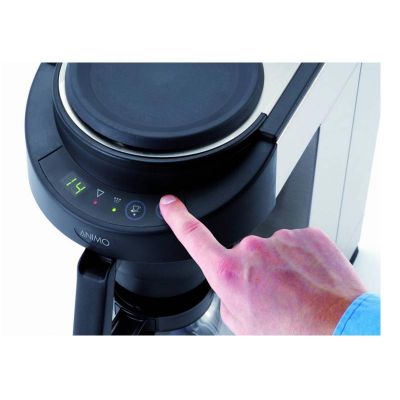 Animo M100 Manual Filling Filter Coffee Machine, 2 Glass Pot Included, 144 Cup/Hour - Animo