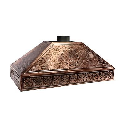 Anka 2 Demlikli Model Uyumlu Davlumbaz, 75x40x36 cm, Bakır - 1