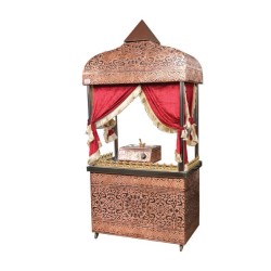 Anka Тележка для презентации кофе, 100x70x220 см, медное покрытие - Anka