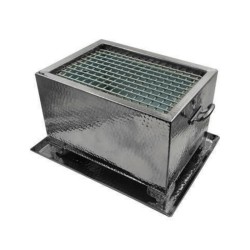 Anka Desktop Grill, 38x29x25 cm, Chrome - Anka