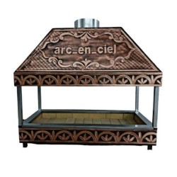 Anka Eco Fireside Grill, 120x60x120 см, медь - Anka