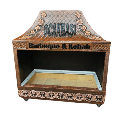 شواية داخلية صديقة للبيئة Anka، 120x60x120 سم، نحاسي - Anka