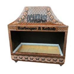 Anka Eko Kapalı Izgara, 100x60x120 cm, Bakır - Anka