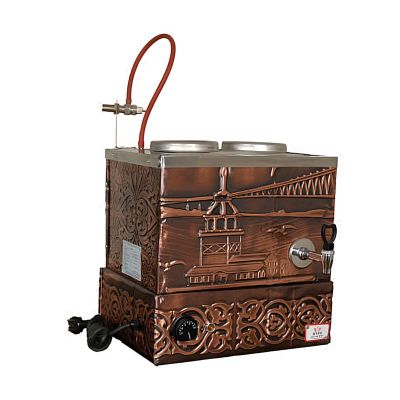 Anka Eko Tek Demlikli Çay Makinesi, 14 L, Elektirikli, Bakır - 1