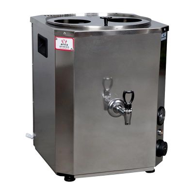 Anka IYNC2 Yeni Nesil Şamandıralı Çay Makinesi, 2 Demlikli, 25 L, Inox - 1
