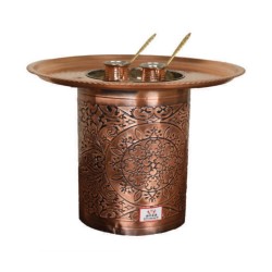 ماكينة تحضير القهوة Anka كومدا مع صينية، 35 سم - Anka