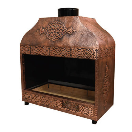 Anka Pro Çift Cidarlı Kapalı Izgara, 175x60x120 cm, Bakır - Anka (1)