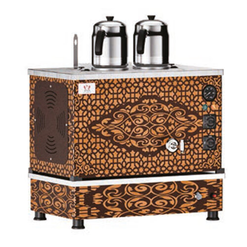 Anka Pro Compact Full Automatic 2 Teapot Tea Boiler, 20 L, Electric + Gas, Copper - Anka