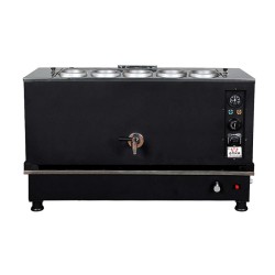 Anka Pro Compact Full Automatic 5 Teapot Tea Boiler, 50 L, Electric + Gas, Black - Anka