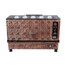 Anka Pro Compact Full Automatic 5 Teapot Tea Boiler, 50 л, электрический + газовый, медь - Anka