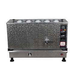 Anka Pro Compact Full Automatic 5 Teapot Tea Boiler, 50 L, Electric + Gas, Inox - Anka