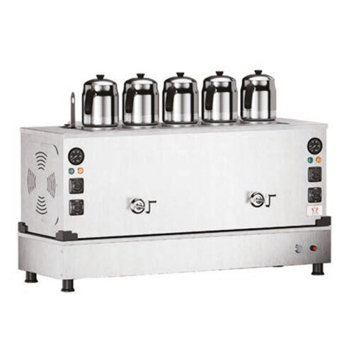 Anka Pro Compact Full Automatic 5 Teapot Tea Boiler, 50 л, электрический + газовый, Inox - Anka