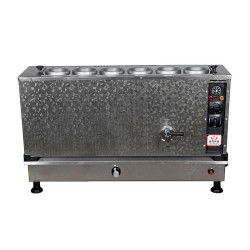 Anka Pro Compact Full Automatic 6 Teapot Tea Boiler, 60 л, электрический + газовый, Inox - Anka