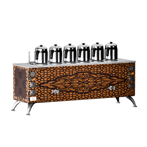 Anka برو غلاية شاي أوتوماتيكية بالكامل 6 أباريق، 60 لتر، كهربائي، نحاسي - 1