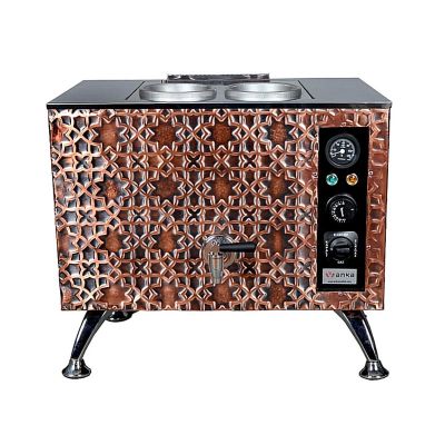 Anka Pro Full Otomatik 2 Demlikli Çay Kazanı, 20 L, Elektrikli, Bakır - 1