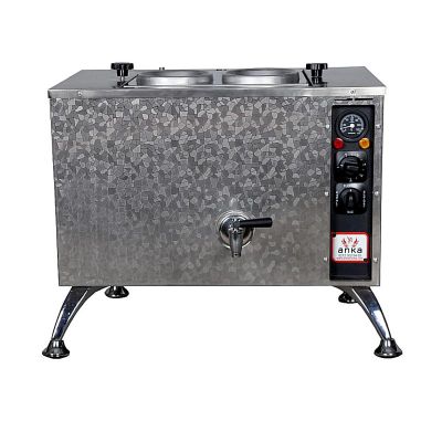 Anka Pro Full Otomatik 2 Demlikli Çay Kazanı, 20 L, Elektrikli, Inox - 1