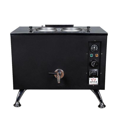 Anka Pro Full Otomatik 2 Demlikli Çay Kazanı, 20 L, Elektrikli, Siyah - 1