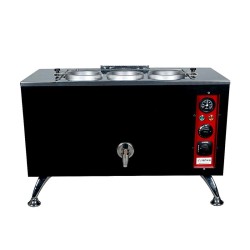 Anka Pro Full Otomatik 3 Demlikli Çay Kazanı, 30 L, Elektrikli, Siyah - Anka