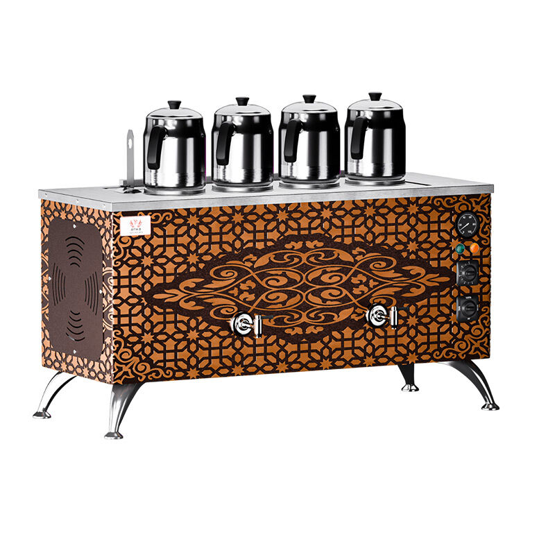 Anka Pro Full Otomatik 4 Demlikli Çay Kazanı, 40 L, Elektrikli, Bakır - Anka