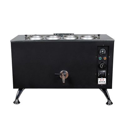 Anka Pro Full Otomatik 4 Demlikli Çay Kazanı, 40 L, Elektrikli, Siyah - 1